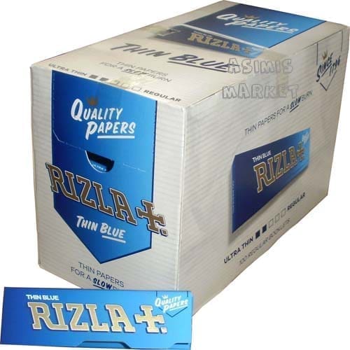 Rizla Rossa Corte Red Regular Rolling Papers – Scatola Da 100 Libretti (Box Of 100 Books)