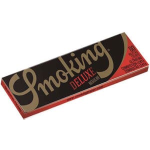 SMOKING DELUXE ARROTOLARE CARTINE CARTINA CORTA 60 FOGLIE PER CONFEZIONE SUPER SOTTILE SOLO CONFEZIONE SENZA SCATOLA