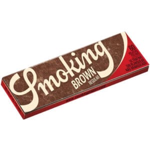 SMOKING BROWN ARROTOLARE CARTINE CARTINA CORTA 60 FOGLIE PER CONFEZIONE NON RAFFINATO SUPER SOTTILE SOLO CONFEZIONE SENZA SCATOLA
