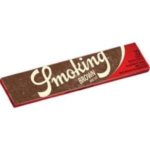 SMOKING BROWN KING SIZE SLIM LUNGO CARTINE 33 FOGLIE PER CONFEZIONE NON RAFFINATO SUPER SOTTILE SOLO CONFEZIONE SENZA SCATOLA