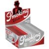 SMOKING MASTER ARGENTO KING SIZE SLIM LUNGO CARTINE SUPER SOTTILE 33 FOGLIE PER CONFEZIONE SCATOLA COMPLETA 50 CONFEZIONI