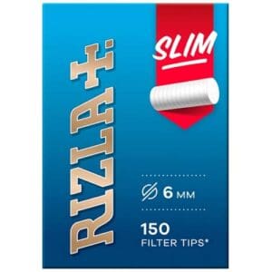 RIZLA SLIM 6mm ROLLING FILTERS TIPS 150 FILTERS PER PACK ONLY PACK NO BOX