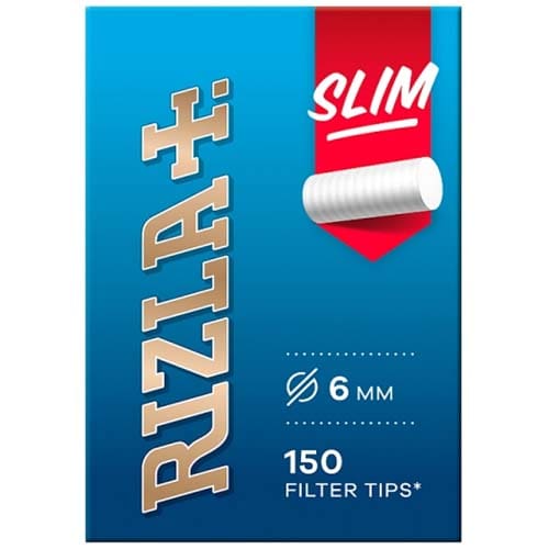 RIZLA SLIM 6mm ROLLING FILTERS TIPS 150 FILTERS PER PACK ONLY PACK NO BOX