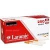 8mm cigarette tubes LARAMIE CIGARETTE TUBES FOR TOBACCO FILLING REGULAR 8mm 250 PIECES PER PACK