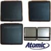 CIGARETTE CASE ATOMIC BLACK LINE FOR ROLLED AND REGULAR CIGARETTES IN 3 DESIGN