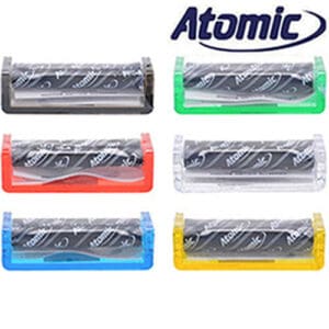 ROLLING MACHINE ATOMIC PLASTIC TRANSPARENT AUTOMATIC FOR ALL ROLLED CIGARETTES NORMAL SIZE 70mm IN 6 COLORS