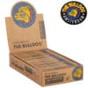 CARTINE THE BULLDOG AMSTERDAM ECO 100% UNBLEACHED 1 1/4 MEDIO GRANDEZZA SOTTILI NON RAFFINATO 50 FOGLIE PER CONFEZIONE SCATOLA COMPLETA 25 PEZZI