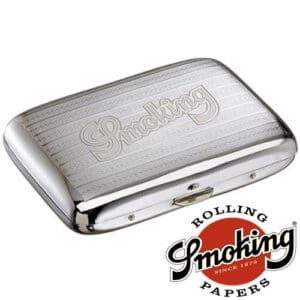 CIGARETTE CASE SMOKING METAL FOR ROLLED AND REGULAR CIGARETTES