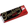 SMOKING DELUXE MEDIUM 1 1/4 ROLLING PAPERS 50 SHEETS + 50 PAPERS FILTERS TIPS WITH 6 PERFORATIONS PER PACK SUPER THIN CONNOISSEUR ONLY PACK NO BOX