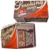 SMOKING ROLLS BROWN UNBLEACHED ROLLING PAPERS ULTRA THIN LENGTH 4 METERS WIDTH 44mm + 33 UNBLEACHED TIPS CONNOISSEUR PER PACK ONLY PACKS NO BOX