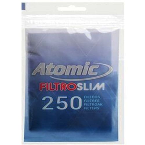 ATOMIC FILTRO SLIM 6 mm 250 FILTERS ECONOMIC PACKAGING