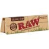 ROLLING PAPERS RAW 1 1/4 MEDIUM SIZE ORGANIC UNREFINED 13 G/M² SUPER THIN 50 LEAVES + 50 PAPERS FILTERS TIPS CONNOISSEUR PER PACK ONLY PACK NO BOX