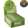 CARTINE THE BULLDOG AMSTERDAM KING SIZE SLIM LUNGHE HEMP GREEN ECO 100% FIBRE DI CANAPA BIOLOGICA CERTIFICATA NON SBIANCATE UNBLEACHED SOTTILI 14 G/M² 33 FOGLIE PER CONFEZIONE SCATOLA COMPLETA 50 PEZZI
