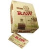 RAW ROLLS ORGANIC KING SIZE SLIM ROLLING PAPERS UNREFINED UNBLEACHED LENGTH 5 METERS WIDTH 50 mm PER PACK FULL BOX 24 PACKS