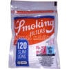 FILTRI SMOKING 120 SLIM LONG 22MM MOLTO LUNGO FILTRI SLIM 6MM 120 FILTRI PER CONFEZIONE PREZZO PER CONFEZIONE