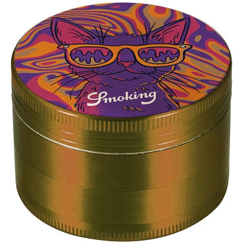 GRINDER TOBACCO SMOKING EUPHORIA HALO 50mm FOURFOLD METAL WITH SIEVE IN 6 DESIGNS - Image 7