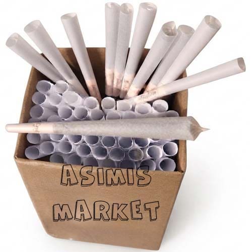 SMOKING DELUXE 50 KING SIZE CONES SPIRAL DESIGN ULTRATHIN SLOW BURNING SPECIAL PROTECTIVE HANDMADE PAPER PACKAGING 50 PRE ROLLED CONES