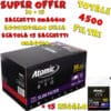 FILTRI ATOMIC THE BEST IN R Y O XL SLIM EXTRA LUNGO 22MM MIGLIOR FILTRAGGIO RISPARMIO TABACCO SPESSORE SLIM 6MM 100 FILTRI PER CONFEZIONE IMBALLAGGIO ECONOMICO SCATOLA DA 30 PEZZI + 15 OMAGGI TOTALE 45 PEZZI = 4500 FILTRI