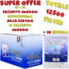 ATOMIC FILTROULTRA EXTRA SLIM 500 5.7 mm 500 FILTRI PER CONFEZIONE IMBALLAGGIO ECONOMICO SCATOLA DA 15 PEZZI + 10 OMAGGI TOTALE 25 PEZZI = 12500 FILTRI